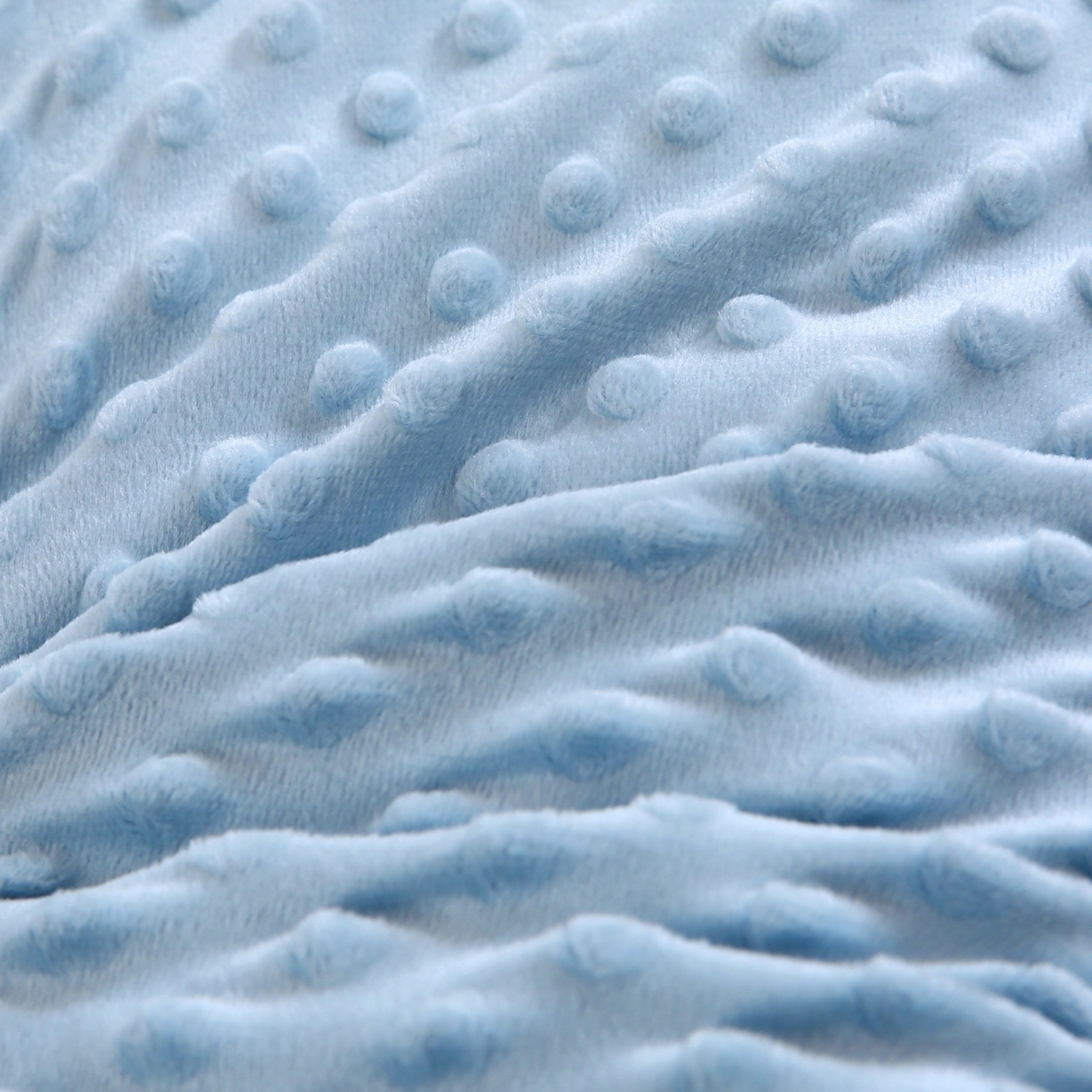 91家纺网 家纺一手货源 找家纺 珍贝家纺 2026新款全棉双层纱豆豆连套枕 小熊-蓝