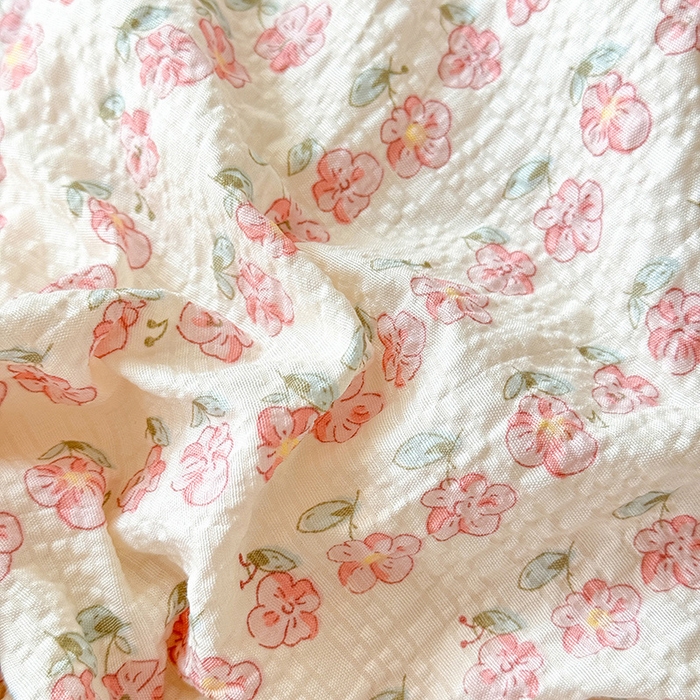 91家纺网 家纺一手货源 找家纺 韩约家纺 2026新款法式大花边床盖款泡芙棉夏凉被空调被四件套 花沐