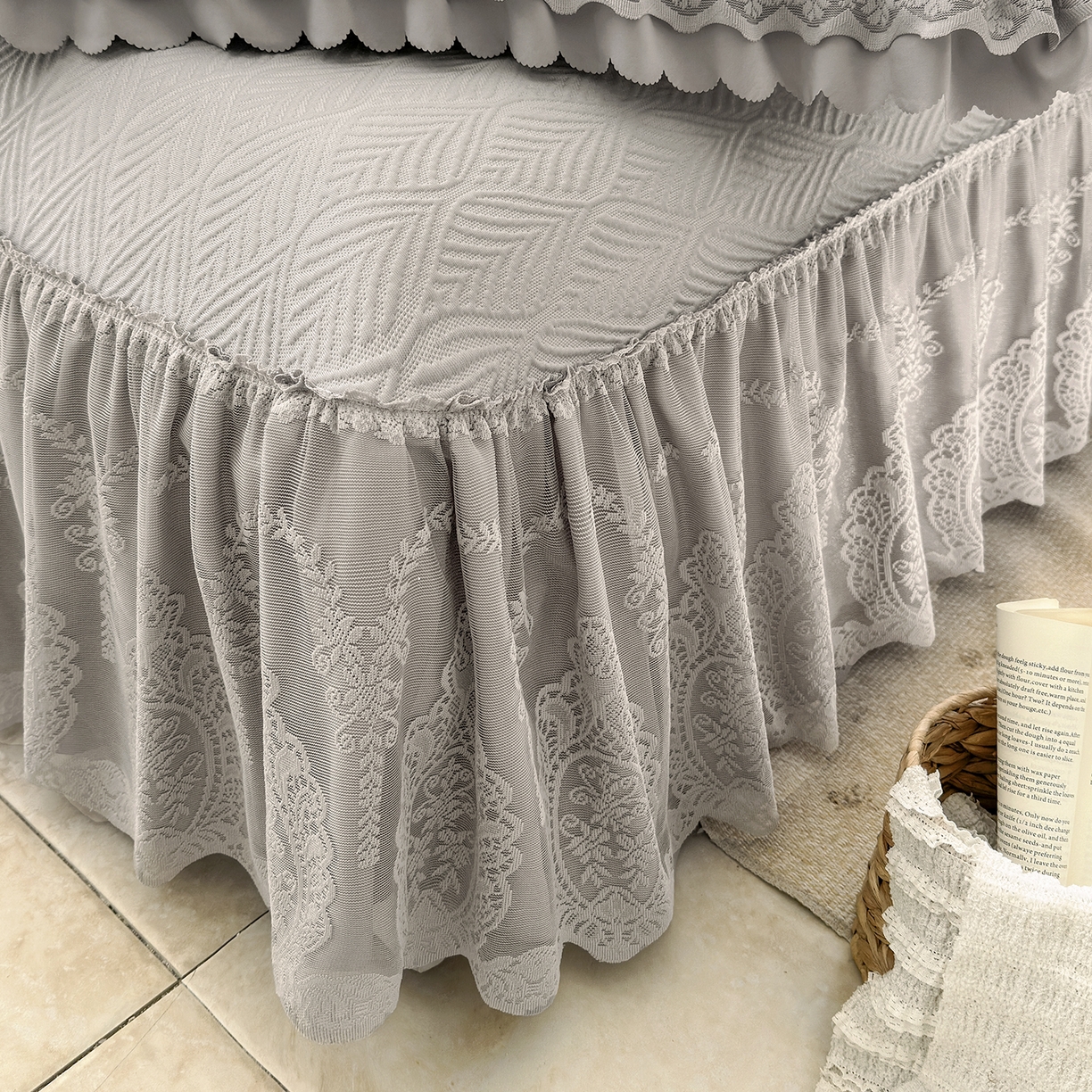 91家纺网 家纺一手货源 找家纺 乐朵家居 2026新款 梵希 凉席三件套+可配同色系空调被 星空灰