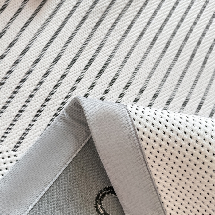 91家纺网 家纺一手货源 找家纺 梦初语 2026春夏新款刺绣凉感豆豆冰丝软席三件套（400克加厚 夹层加捻 不起球 可机洗） 清风条韵-灰