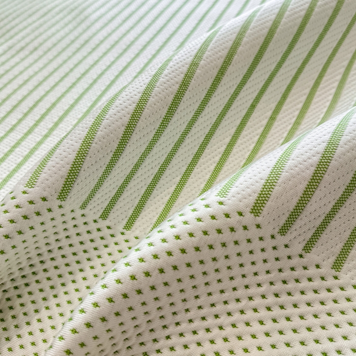 91家纺网 家纺一手货源 找家纺 梦初语 2026春夏新款刺绣凉感豆豆冰丝软席三件套（400克加厚 夹层加捻 不起球 可机洗） 清风条韵-绿