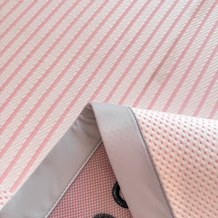 91家纺网 家纺一手货源 找家纺 梦初语 2026春夏新款刺绣凉感豆豆冰丝软席三件套（400克加厚 夹层加捻 不起球 可机洗） 清风条韵-玉