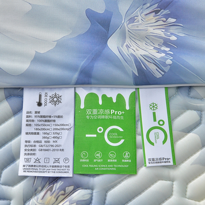 91家纺网 家纺一手货源 找家纺 畅畅家纺 2026春夏新款凉感丝乳胶床裙凉席三件套印花凉席席子-足球花 足球花-繁花-蓝