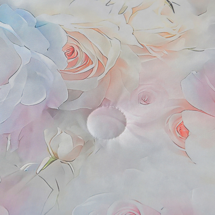 91家纺网 家纺一手货源 找家纺 畅畅家纺 2026春夏新款凉感丝乳胶床裙凉席三件套印花凉席席子-足球花 足球花-繁花-粉