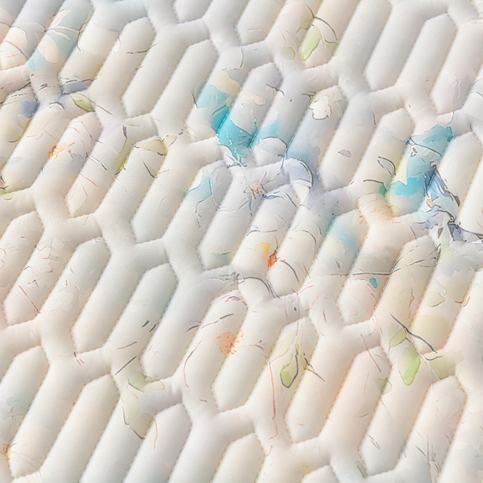 91家纺网 家纺一手货源 找家纺 畅畅家纺 2026春夏新款凉感丝乳胶床裙凉席三件套印花凉席席子-足球花 足球花-凡可