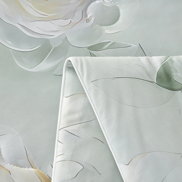 91家纺网 家纺一手货源 找家纺 畅畅家纺 2026春夏新款凉感丝乳胶床裙凉席三件套印花凉席席子-足球花 足球花-繁花-绿