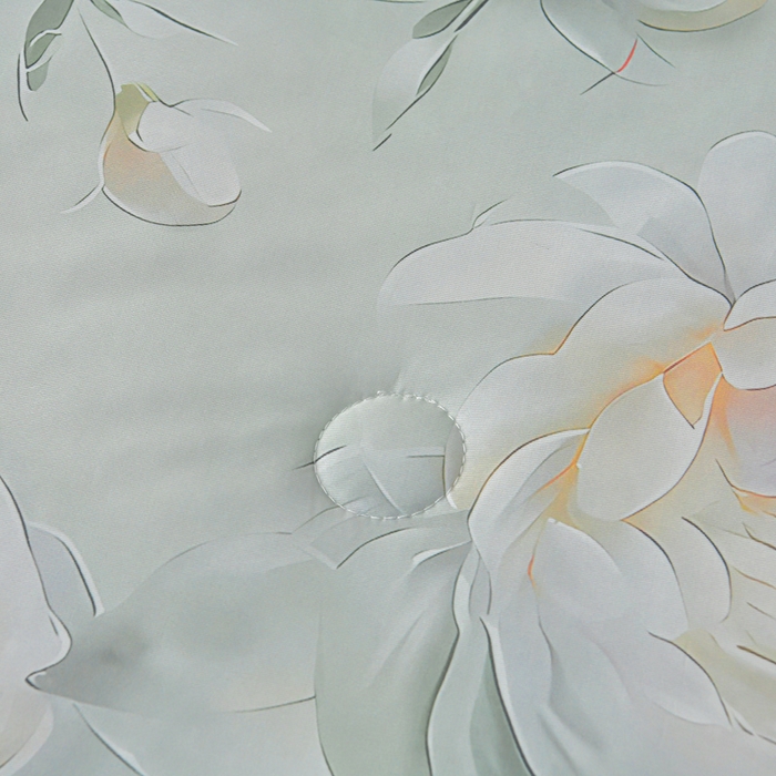 91家纺网 家纺一手货源 找家纺 畅畅家纺 2026春夏新款凉感丝乳胶床裙凉席三件套印花凉席席子-足球花 足球花-繁花-绿