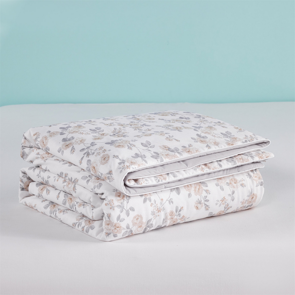 91家纺网 家纺一手货源 找家纺 瑞米家居 2026新款A类冰纱双感被夏被夏凉被空调被 恋雨-米