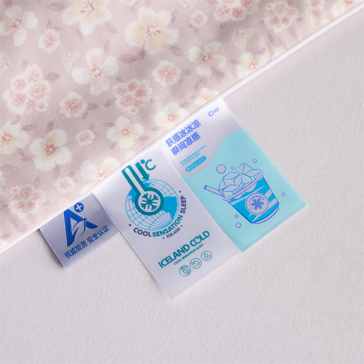 91家纺网 家纺一手货源 找家纺 瑞米家居 2026新款A类冰纱双感被夏被夏凉被空调被 蔷薇-粉