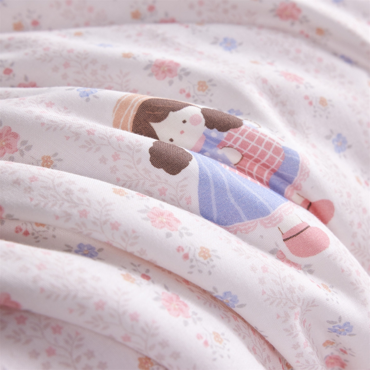 91家纺网 家纺一手货源 找家纺 瑞米家居 2026新款A类冰纱双感被夏被夏凉被空调被 软糖甜心-米