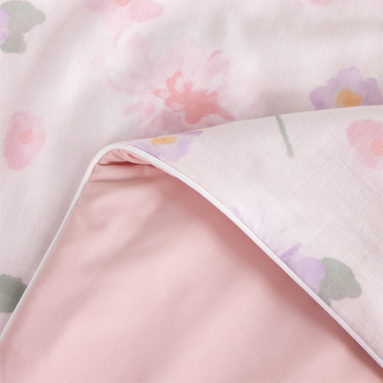 91家纺网 家纺一手货源 找家纺 瑞米家居 2026新款A类冰纱双感被夏被夏凉被空调被 雅致-粉