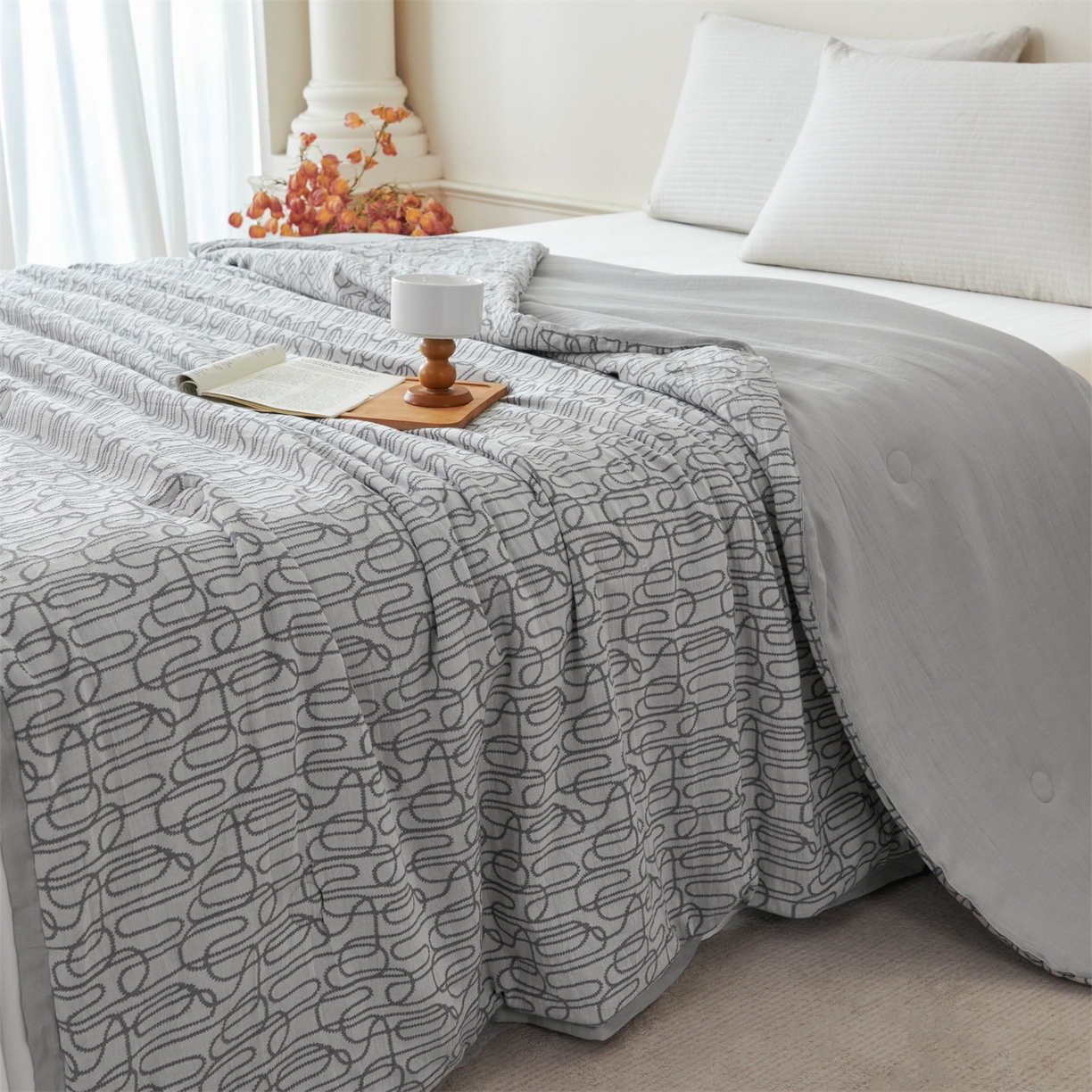 91家纺网 家纺一手货源 找家纺 （总）瑞米家居 2026新款全棉色织花夏被夏凉被空调被