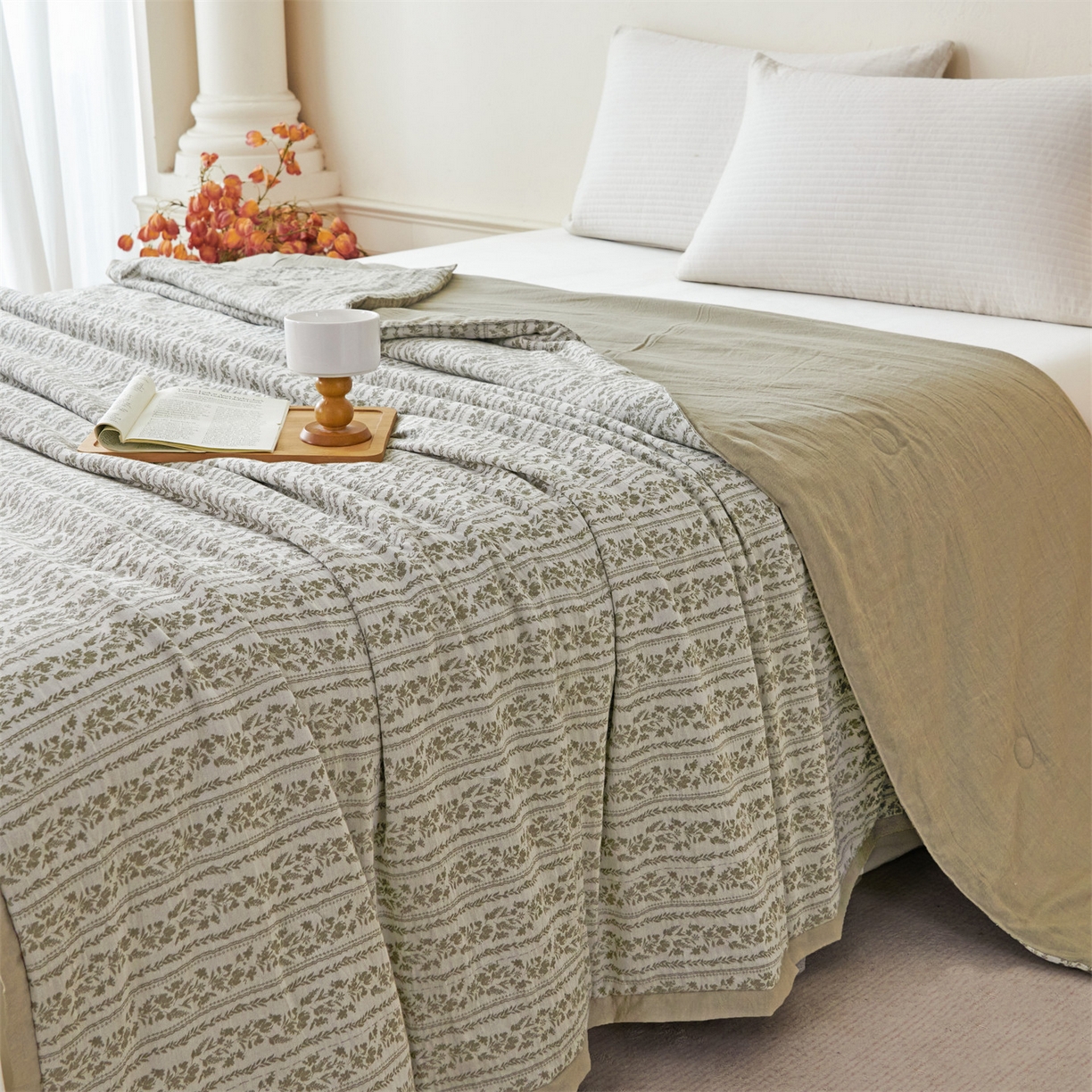 91家纺网 家纺一手货源 找家纺 （总）瑞米家居 2026新款全棉色织花夏被夏凉被空调被