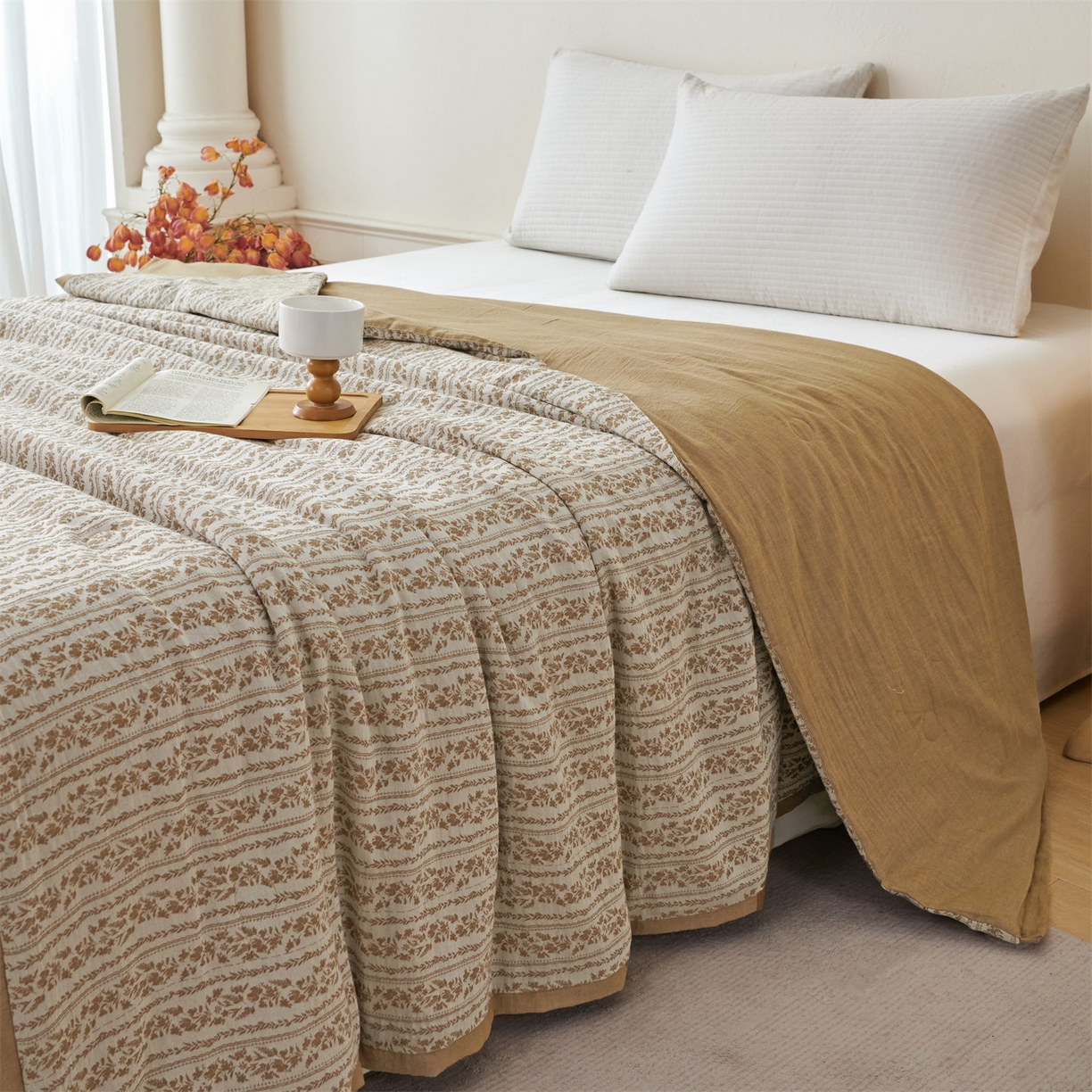 91家纺网 家纺一手货源 找家纺 （总）瑞米家居 2026新款全棉色织花夏被夏凉被空调被