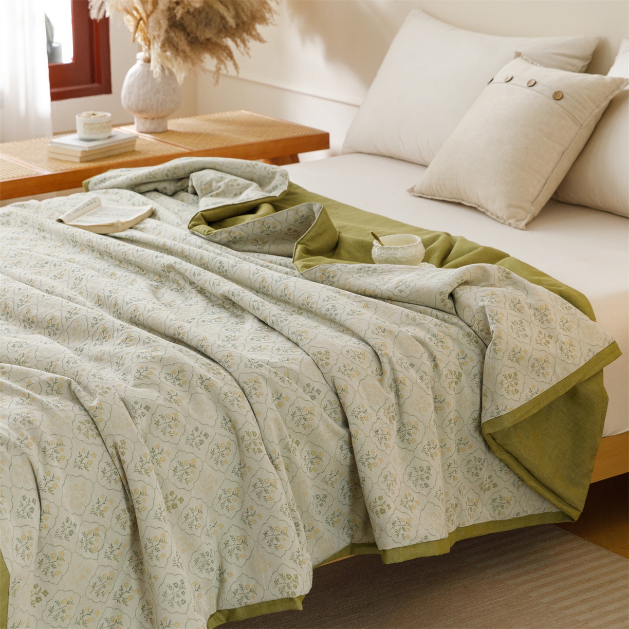 91家纺网 家纺一手货源 找家纺 （总）瑞米家居 2026新款全棉色织花夏被夏凉被空调被