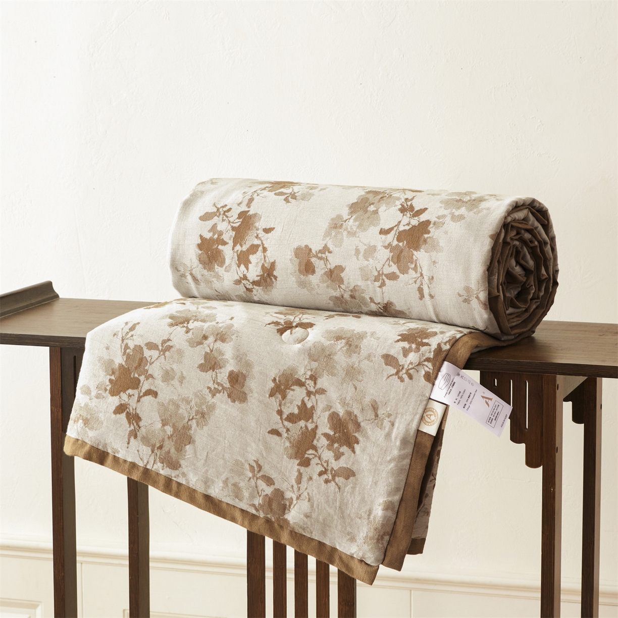 91家纺网 家纺一手货源 找家纺 瑞米家居 2026新款全棉色织花夏被夏凉被空调被 森影-金桂