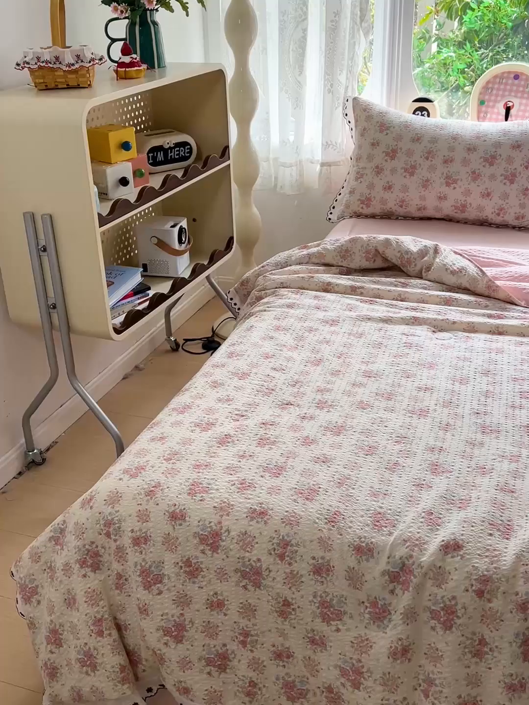 91家纺网 家纺一手货源 找家纺 恒尚居 2026新款A类泡芙纱花边夏被夏凉被空调被四套件 【玫瑰织语】全棉花边