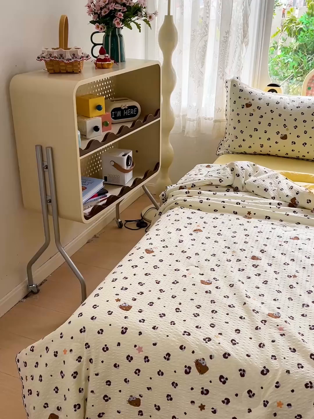 91家纺网 家纺一手货源 找家纺 恒尚居 2026新款A类泡芙纱花边夏被夏凉被空调被四套件 【奶呼小猫】全棉花边