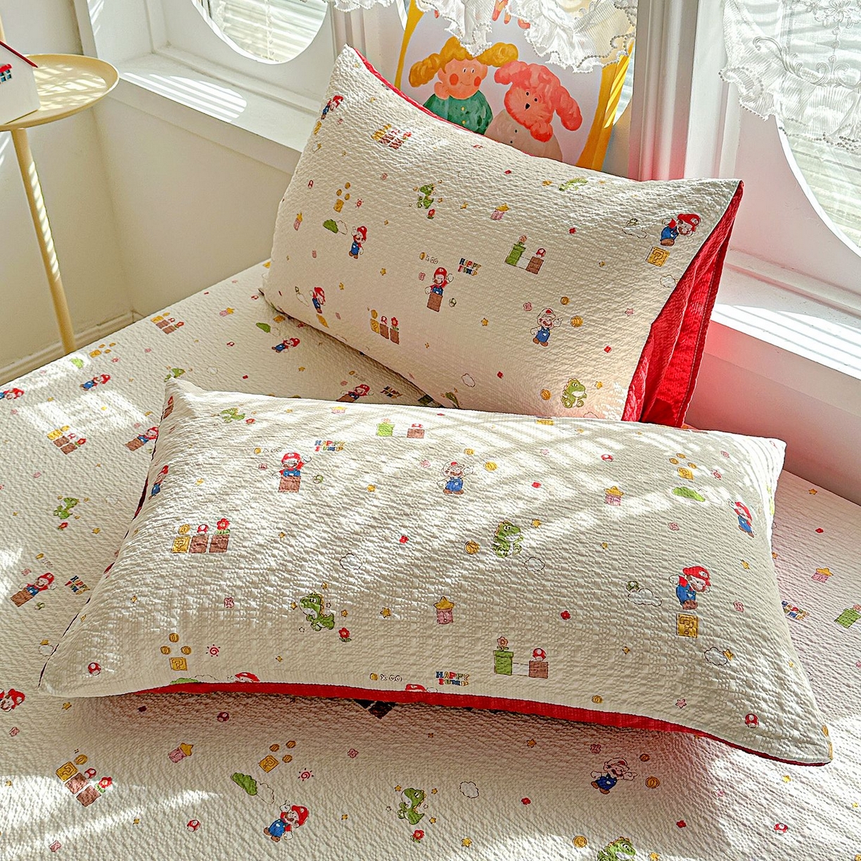 91家纺网 家纺一手货源 找家纺 （总）欧妮家纺 2026新款泡芙棉单床笠-床垫保护套