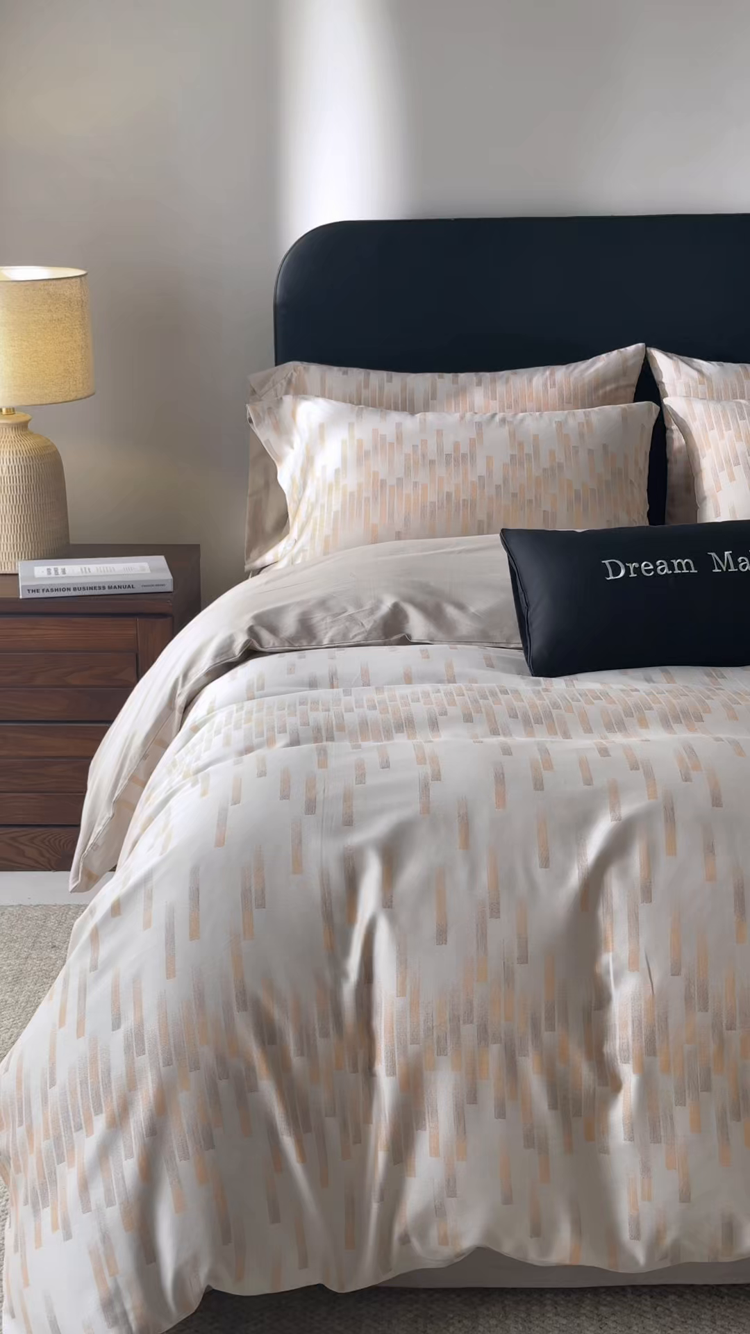 91家纺网 家纺一手货源 找家纺 （总）ONE TWO ONE 121 【会员-20】 【控价商品】【提供买家秀】  2026新款100s50支长绒棉全棉床上用品色织提花四件套纽扣款