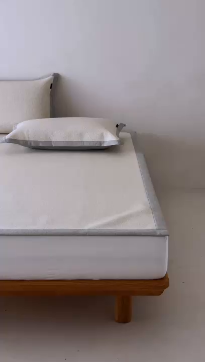 91家纺网 家纺一手货源 找家纺 （总）JUICY 橘滋家纺 2026新款夏日高端簌凉藤席凉席三件套