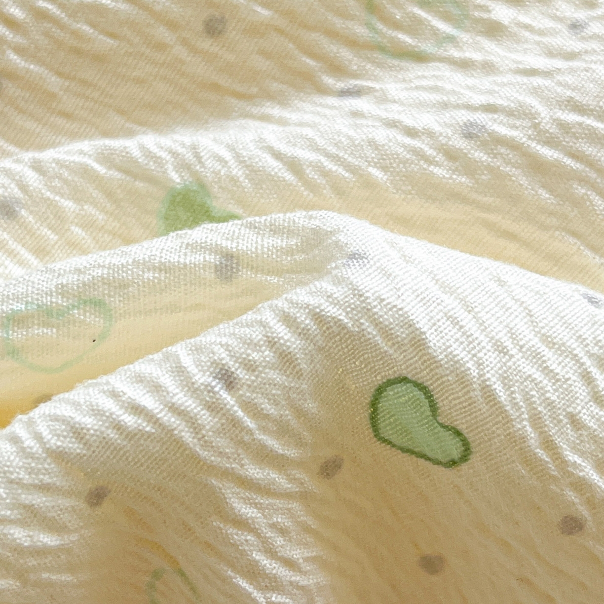 91家纺网 家纺一手货源 找家纺 一加一 2026新款皱皱纱绣花三角针大豆夏被夏凉被空调被三件套 熊猫乐园