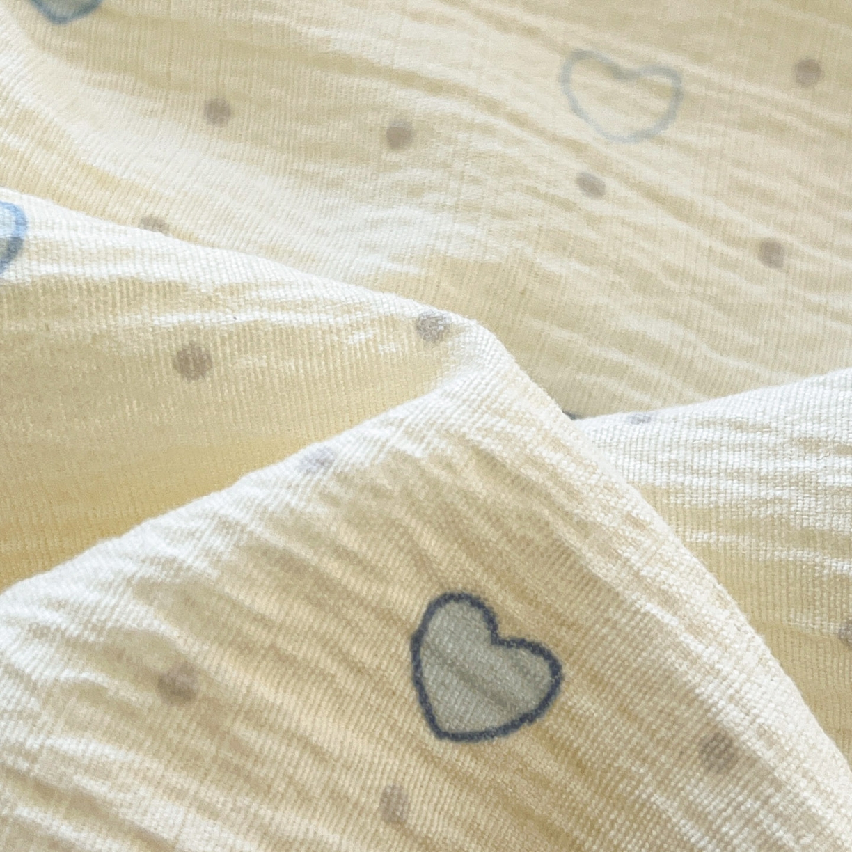 91家纺网 家纺一手货源 找家纺 一加一 2026新款皱皱纱绣花三角针大豆夏被夏凉被空调被三件套 音乐星星人