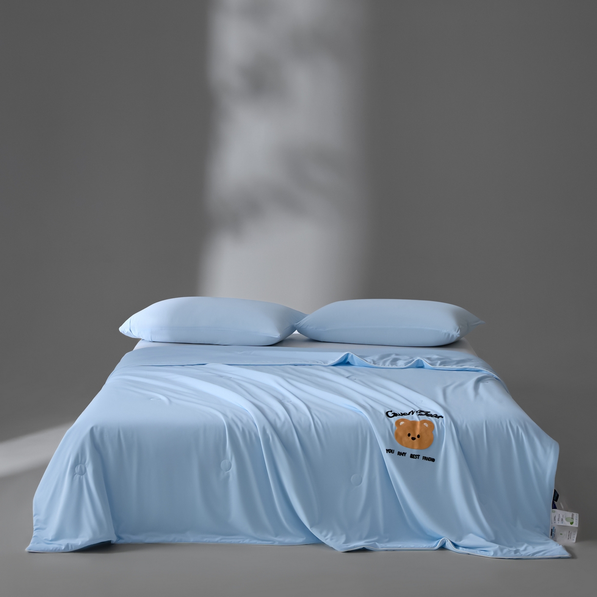 91家纺网 家纺一手货源 找家纺 一加一 2026新款凉感冰皮冰蚕被夏被夏凉被空调被 好朋熊