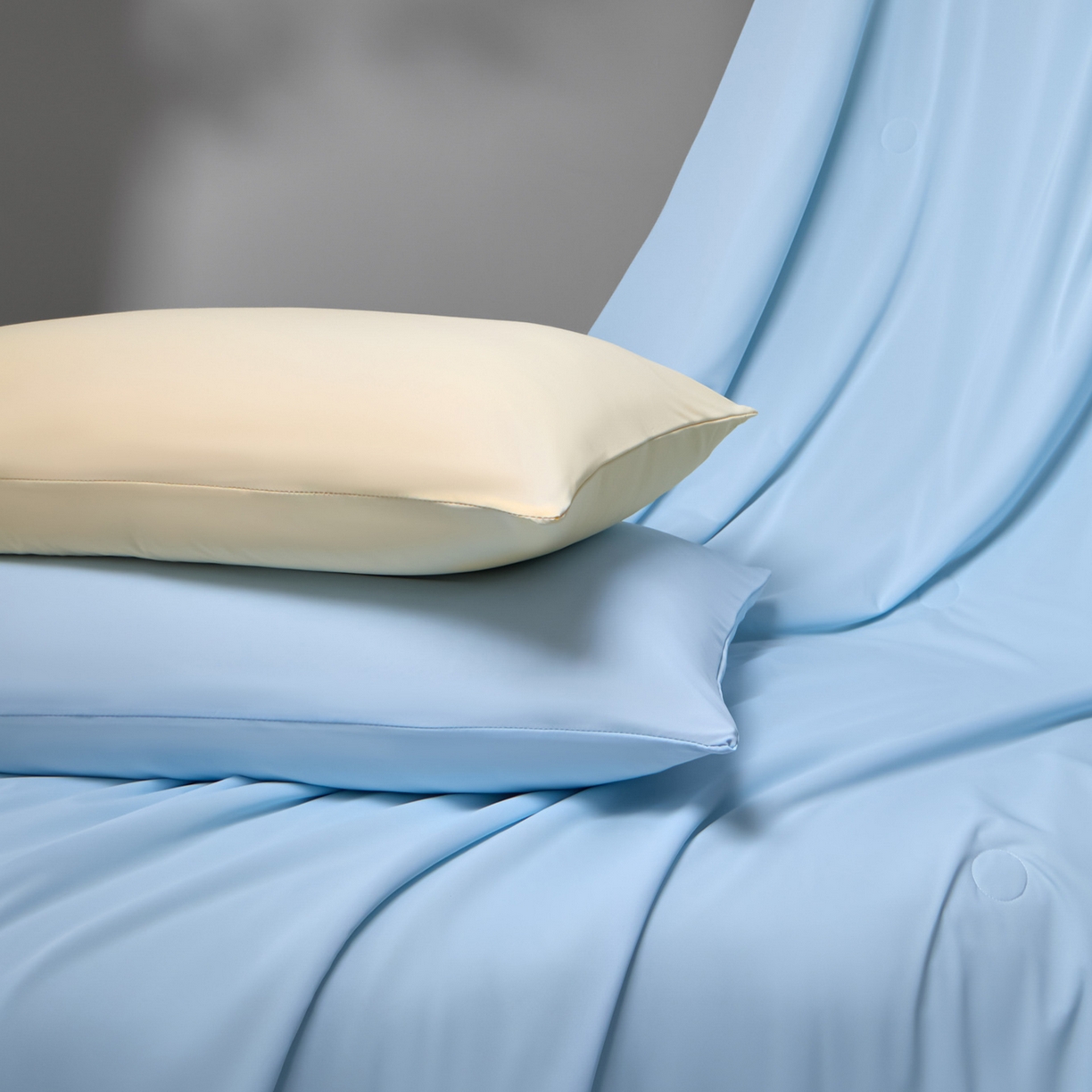 91家纺网 家纺一手货源 找家纺 一加一 2026新款凉感冰皮冰蚕被夏被夏凉被空调被 红果小白