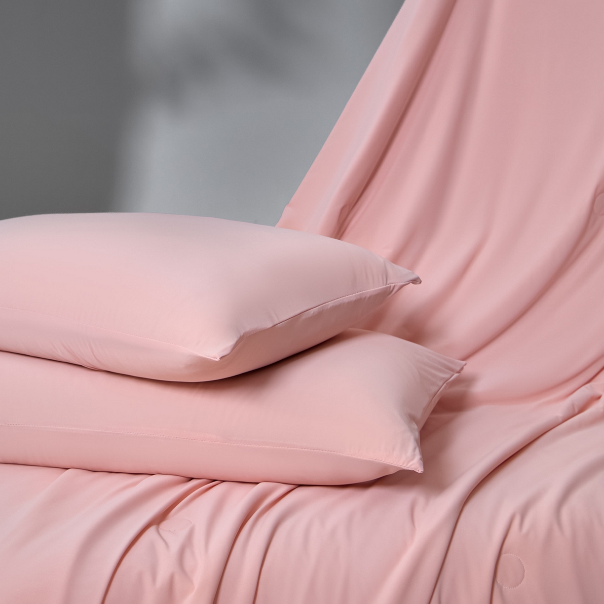 91家纺网 家纺一手货源 找家纺 一加一 2026新款凉感冰皮冰蚕被夏被夏凉被空调被 蓝裳福仔