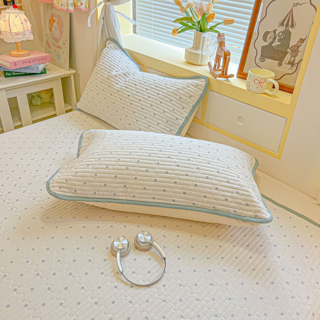 91家纺网 家纺一手货源 找家纺 （总）欧妮家纺 2026新款A类云感双层纱夏被单床盖