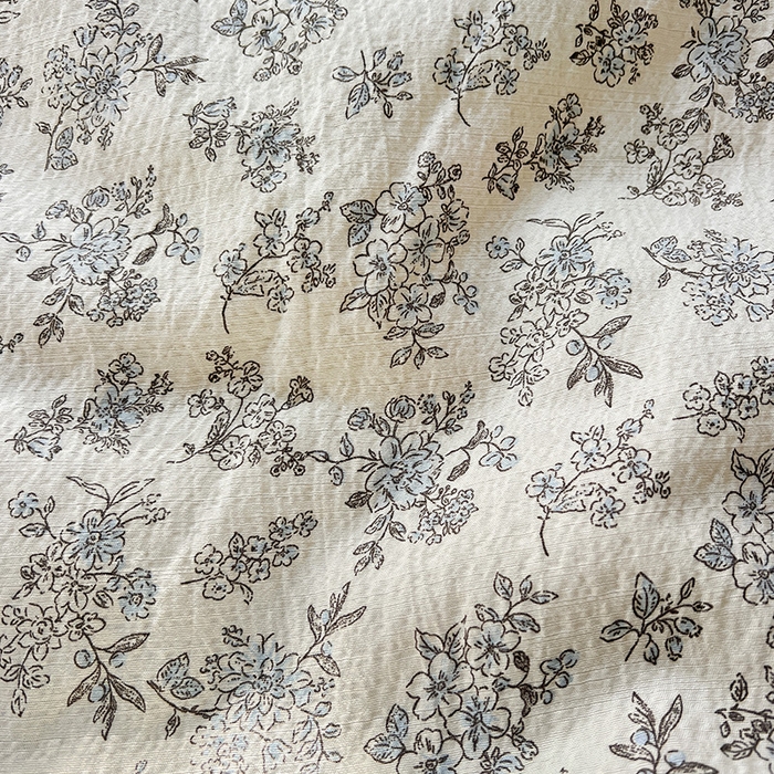 91家纺网 家纺一手货源 找家纺 仟网汇 2026新款彩色花边木棉皱皱纱夏被夏凉被空调被四件套 阑珊