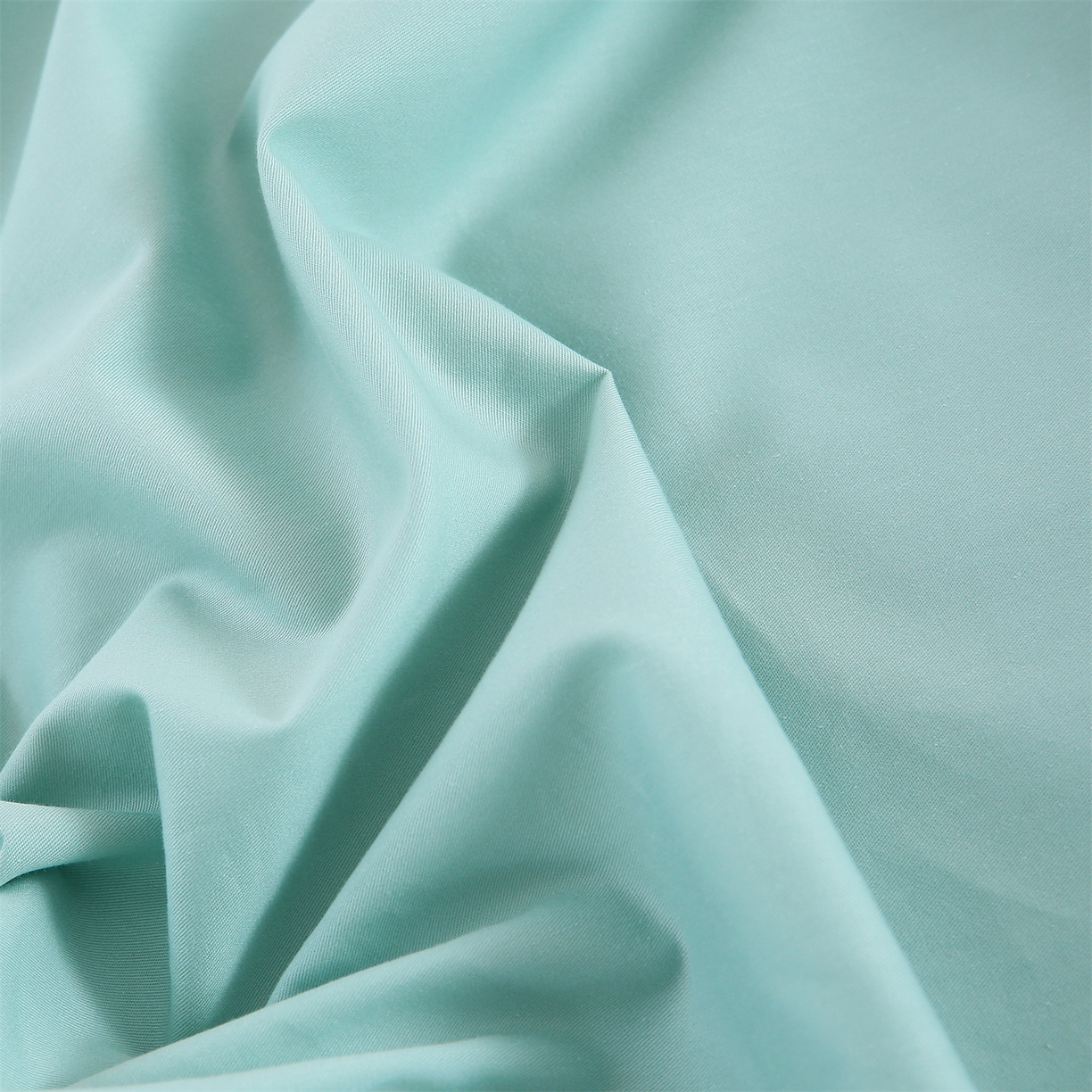 91家纺网 家纺一手货源 找家纺 欧妮家纺 2026新款全棉纯棉斜纹刺绣单床笠三件套 一见倾心-蒂芙尼蓝