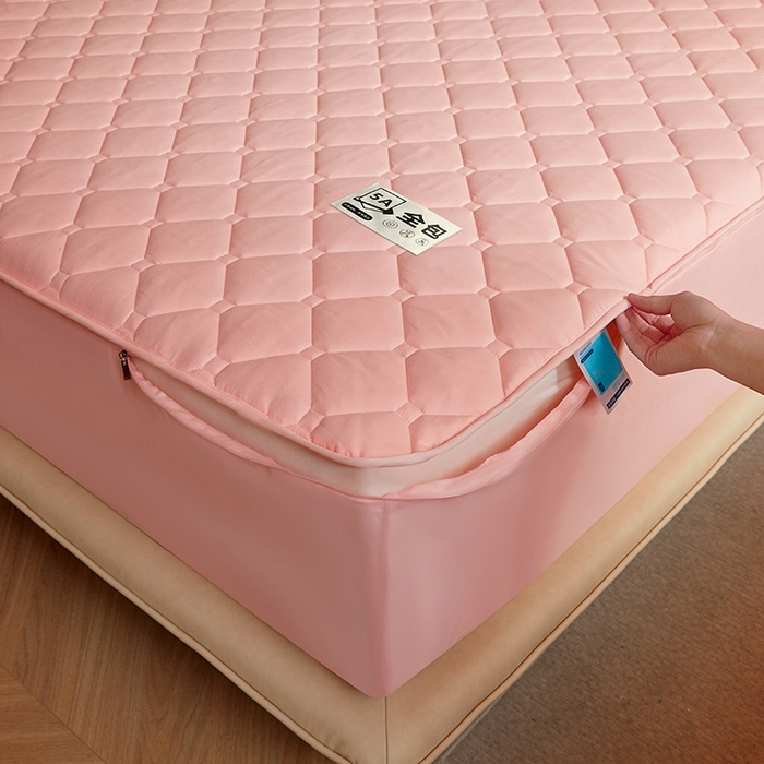 91家纺网 家纺一手货源 找家纺 （总）欧妮家纺 2026新款六面全包夹棉床笠-席梦思保护套