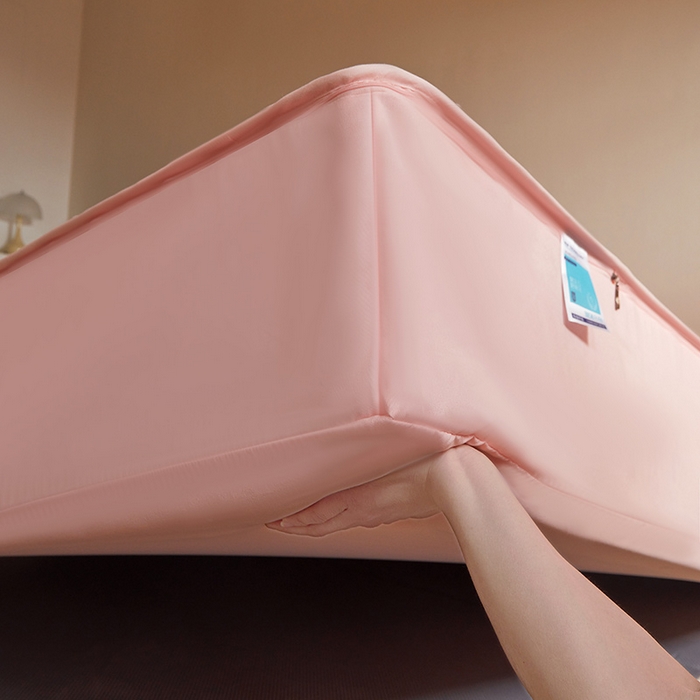 91家纺网 家纺一手货源 找家纺 （总）欧妮家纺 2026新款六面全包夹棉床笠-席梦思保护套