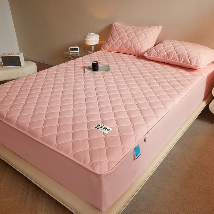 91家纺网 家纺一手货源 找家纺 （总）欧妮家纺 2026新款六面全包夹棉床笠-席梦思保护套