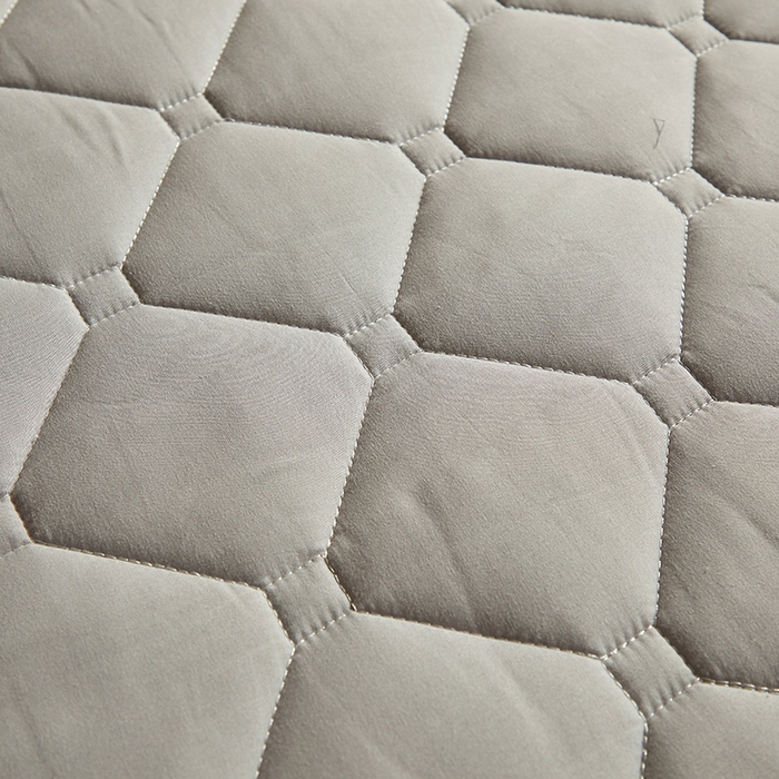 91家纺网 家纺一手货源 找家纺 欧妮家纺 2026新款六面全包夹棉床笠-席梦思保护套 六面全包-烟灰