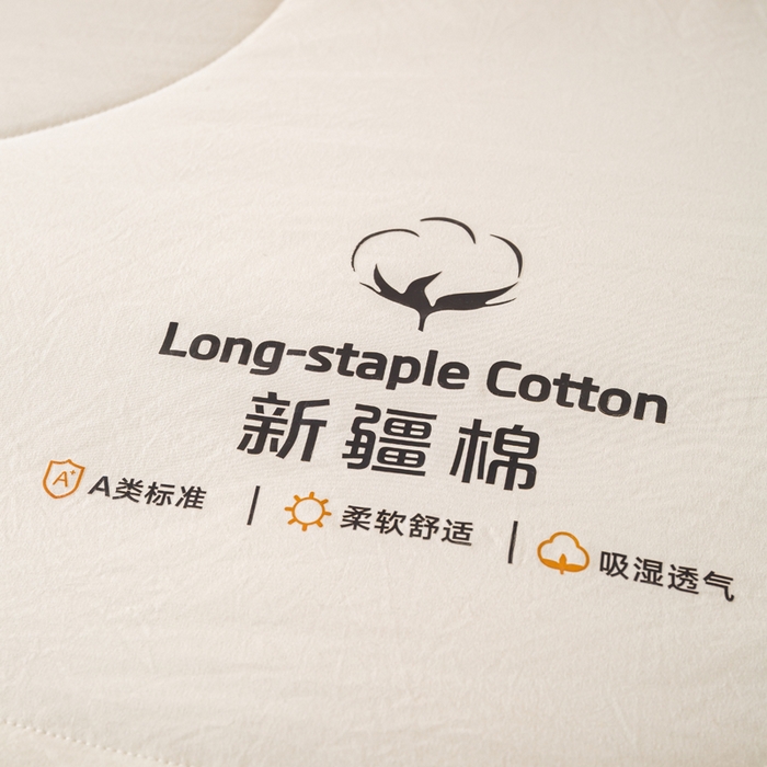 91家纺网 家纺一手货源 找家纺 云玲时尚 2026新款水洗棉100%新疆棉花纯色夏被夏凉被空调被 月光白