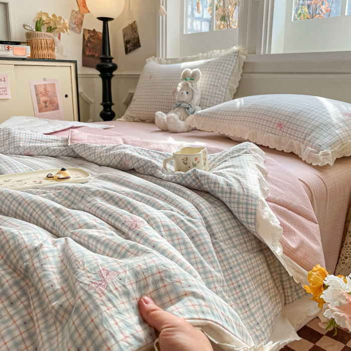 91家纺网 家纺一手货源 找家纺 欧妮家纺 2026新款A类古棉花边夏被空调被子 夏被-结语