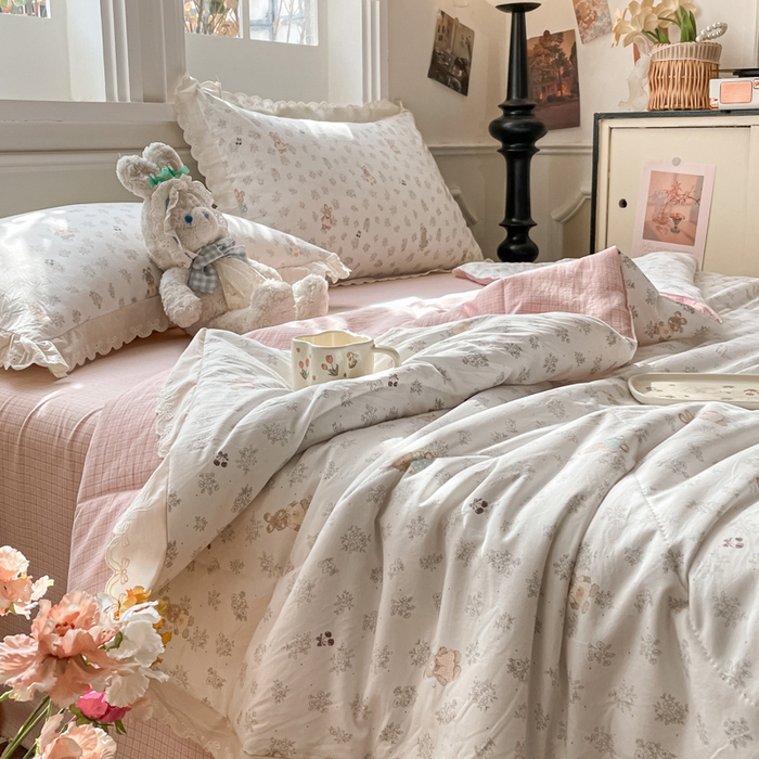 91家纺网 家纺一手货源 找家纺 （总）欧妮家纺 2026新款A类古棉花边夏被空调被子