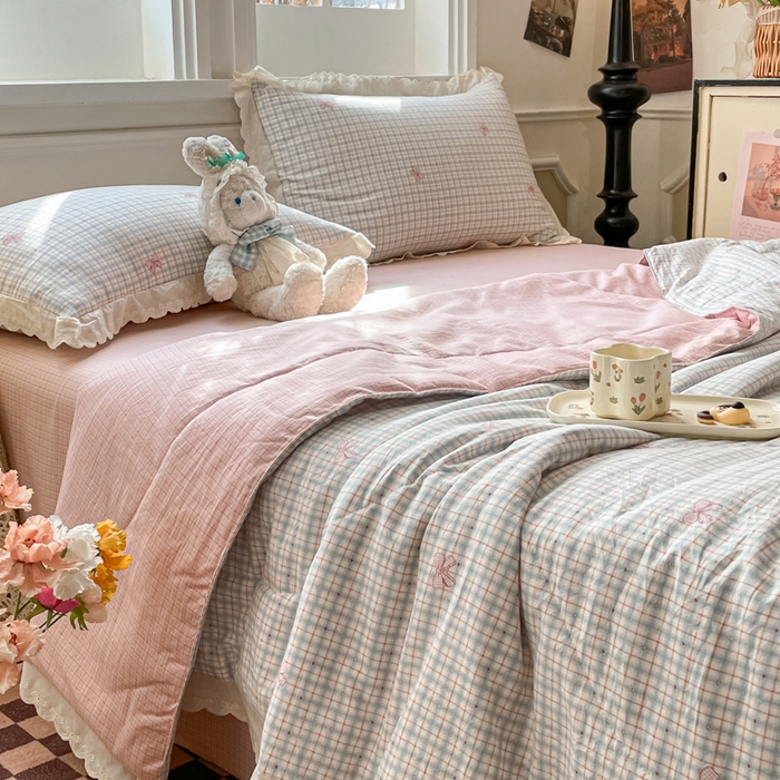 91家纺网 家纺一手货源 找家纺 欧妮家纺 2026新款A类古棉花边夏被空调被子 夏被-结语