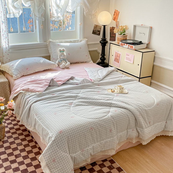 91家纺网 家纺一手货源 找家纺 欧妮家纺 2026新款A类古棉花边夏被空调被子 夏被-结语