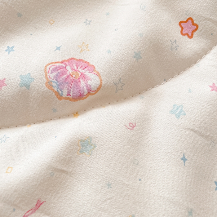 91家纺网 家纺一手货源 找家纺 欧妮家纺 2026新款A类古棉花边夏被空调被子 夏被-粉海星谣