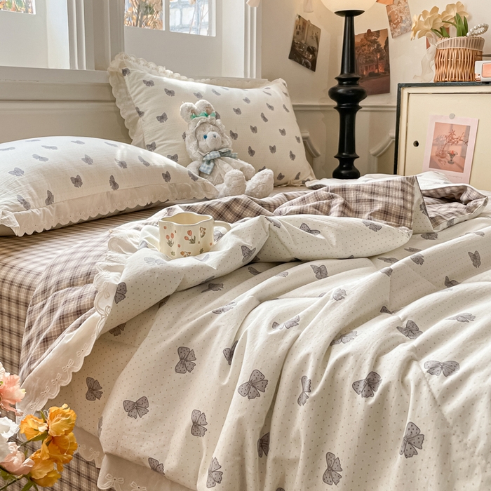 欧妮家纺 2026新款A类古棉花边夏被空调被子 夏被-织本碟