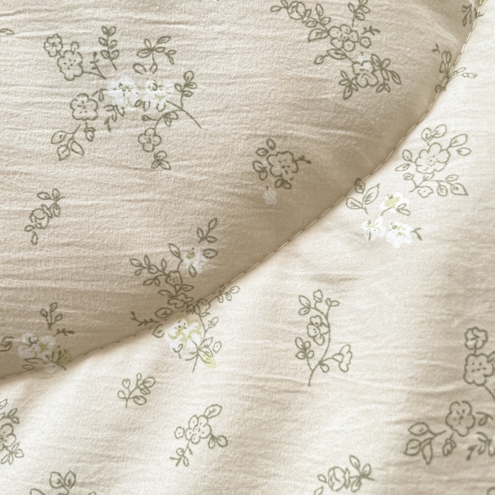 91家纺网 家纺一手货源 找家纺 欧妮家纺 2026新款A类古棉花边夏被空调被子 夏被-兔盯花语