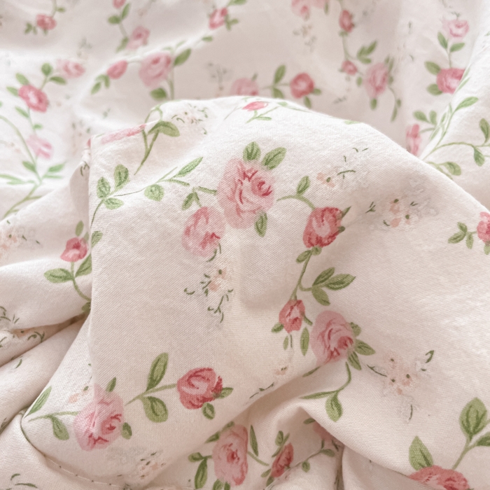 91家纺网 家纺一手货源 找家纺 欧妮家纺 2026新款A类古棉花边夏被空调被子 夏被-粉蔷织