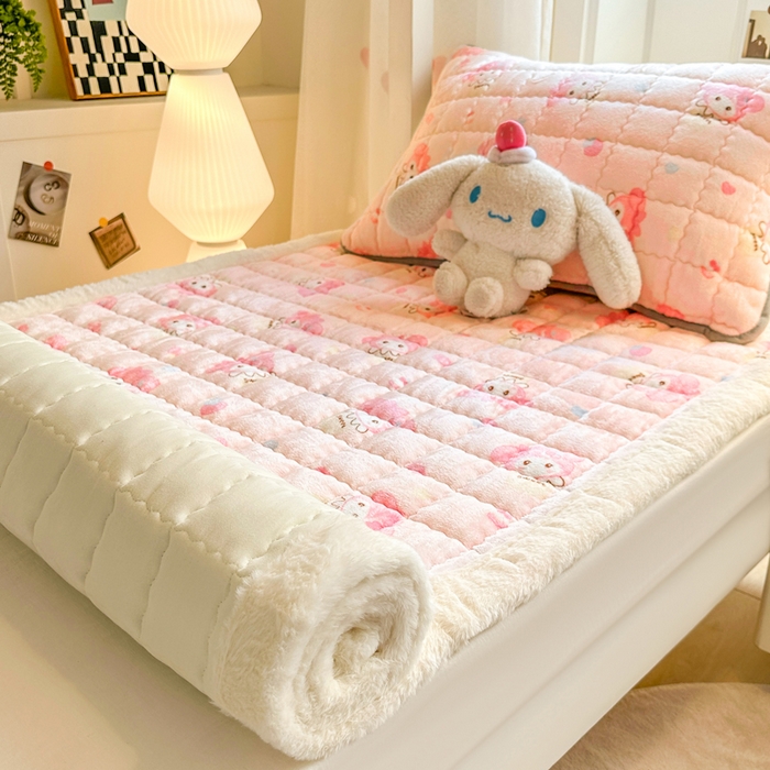 91家纺网 家纺一手货源 找家纺 欧妮家纺 2026新款加厚夹棉牛奶绒枕套 暖绒-小美甜品屋