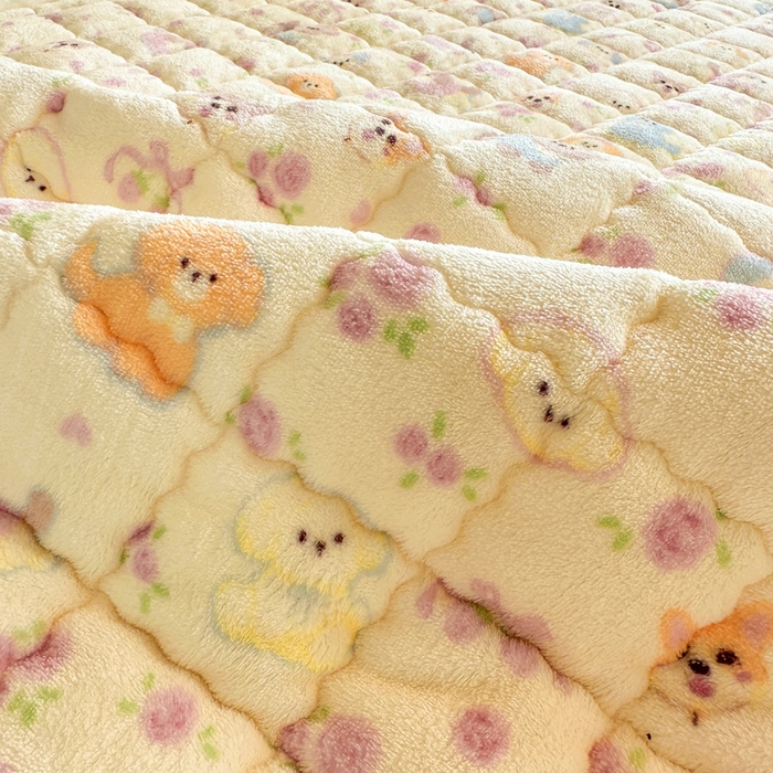 91家纺网 家纺一手货源 找家纺 欧妮家纺 2026新款加厚夹棉牛奶绒枕套 暖绒-卖萌修狗