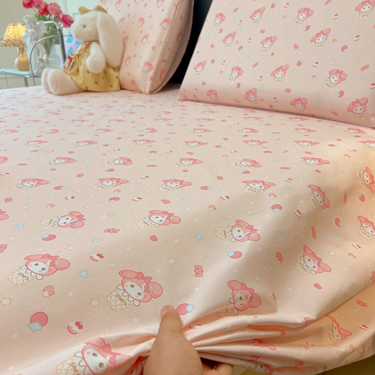 91家纺网 家纺一手货源 找家纺 （总）欧妮家纺 2026新款老粗布床单凉席席子单床单