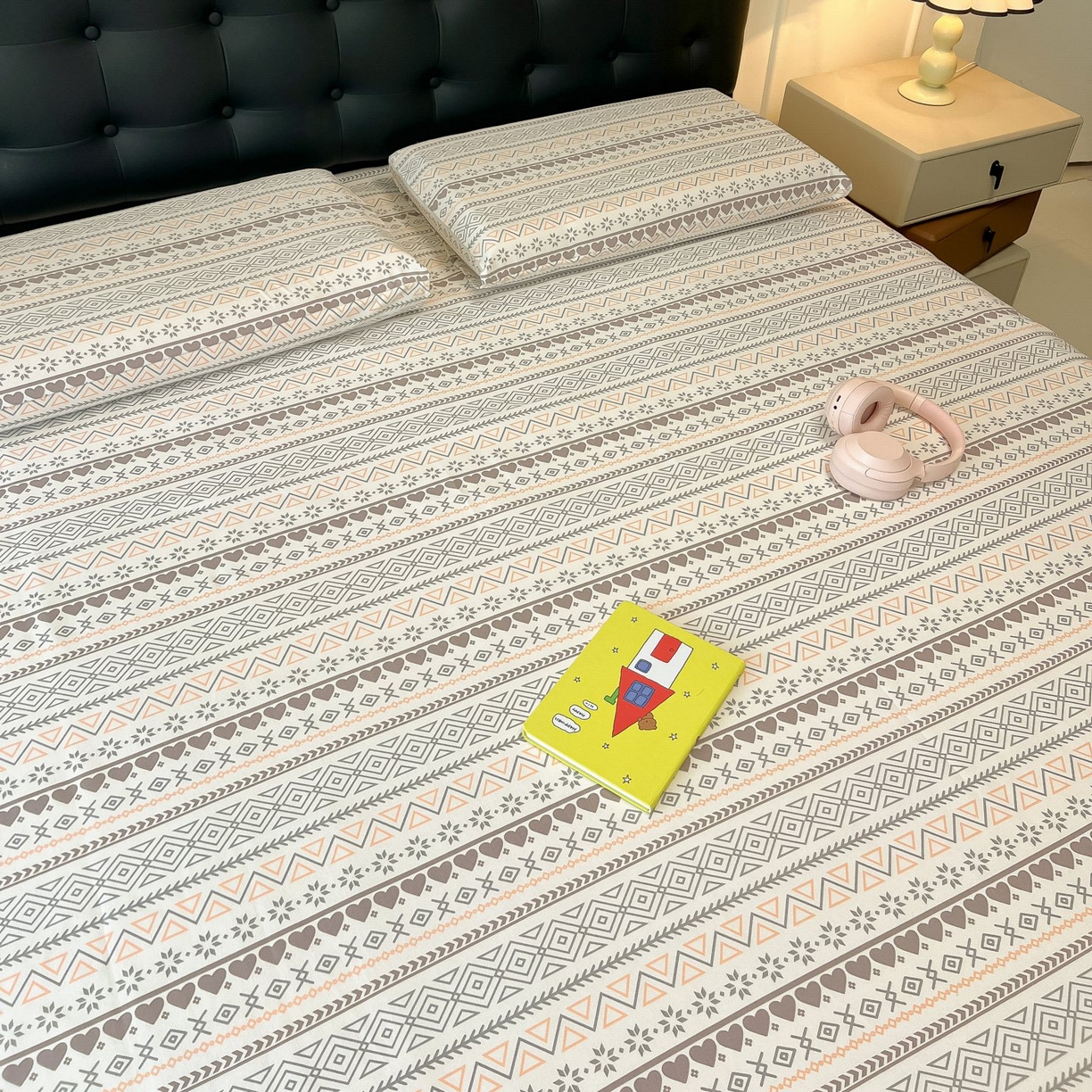 91家纺网 家纺一手货源 找家纺 欧妮家纺 2026新款老粗布床单凉席席子单床单 老粗布-逸趣